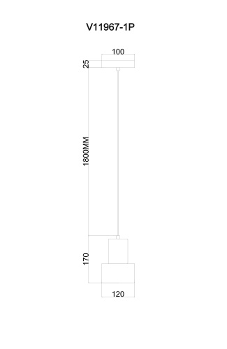 Светильник подвесной Moderli V11967-1P Marbella фото 2