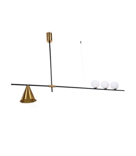 Подвесной светильник Lumina Deco Renzo LDP 6043-4 BK+MD фото 6