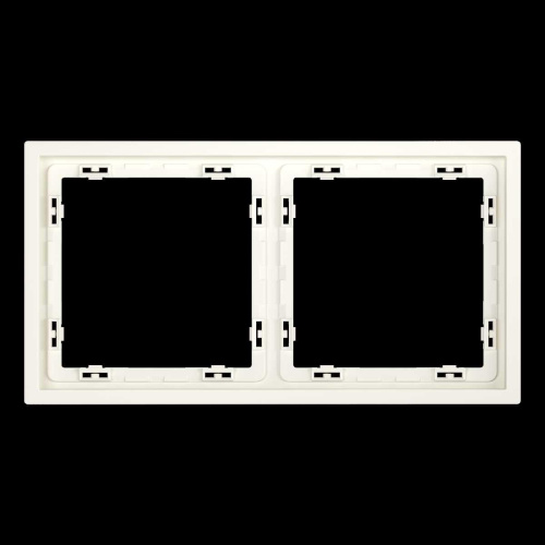 Рамка пластиковая S70 на 2 пост, (хлопок) Voltum VLS100213 Рамка пластиковая S70 на 2 пост, (хлопок) Voltum VLS100213