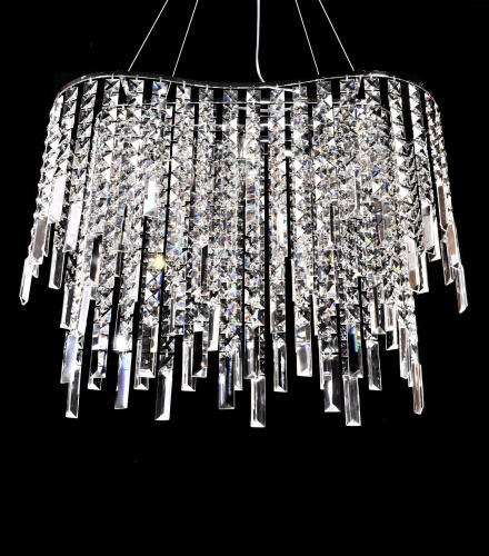 Хрустальная подвесная люстра Lumina Deco Zucchero LDP 2159-600 CHR фото 4