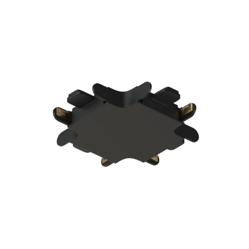 Соединитель X-образный для треков Air, серия Base, пластик, чёрный фото 3