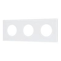 Рамка стеклянная FRM-GLARE-GC-3-WH Arlight 043838