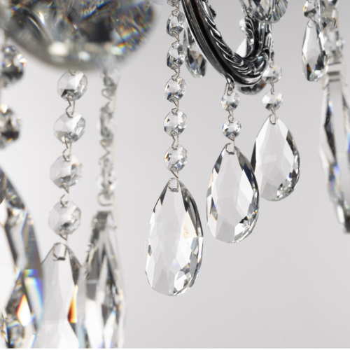 Люстра с хрустальными подвесками AL79101/6/175 B NB Bohemia Ivele Crystal (Богемия Ивеле Кристалл) фото 5