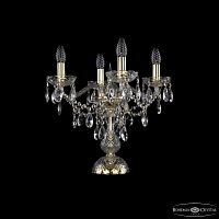 Настольная лампа хрустальная 1415L/4/141-39 G