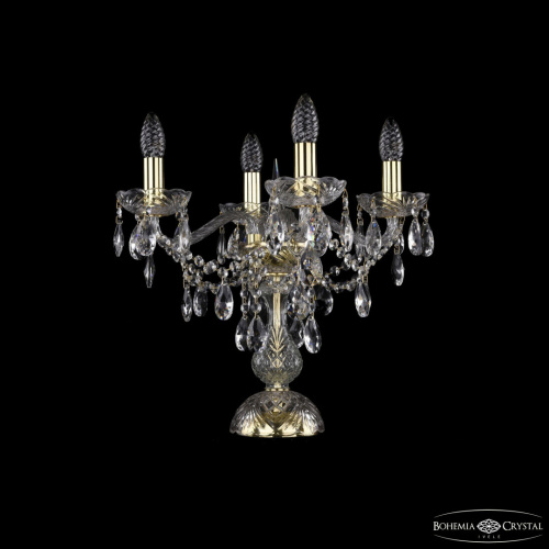 Настольная лампа хрустальная 1415L/4/141-39 G Настольная лампа хрустальная 1415L/4/141-39 G