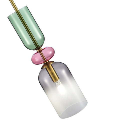 SL2000.203.01 Подвес ST-Luce Золотистый/Дымчатый E14 1*40W GEA фото 2