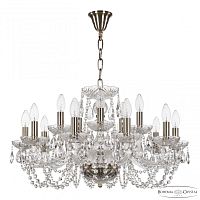 Люстра хрустальная 119/10+5/240 Pa Bohemia Ivele Crystal (Богемия Ивеле Кристалл)