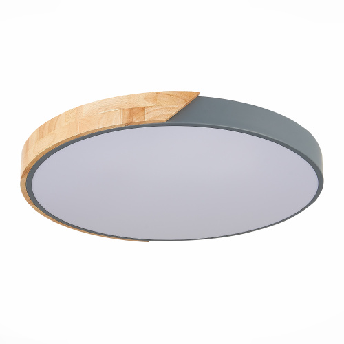 SLE200972-01 Светильник потолочный Серый, Светлое дерево/Белый LED 1*45W 3000K/4000K/6000K FESTA фото 8
