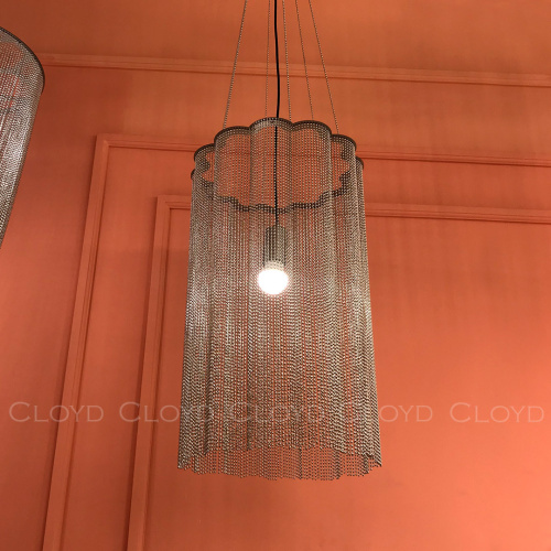 Подвесной светильник Cloyd ONASSIS P1 / Ø30 см - никель сатин (арт.11474)