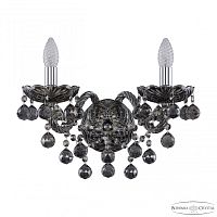 Бра хрустальные 1409B/2/160/XL Ni Balls M731