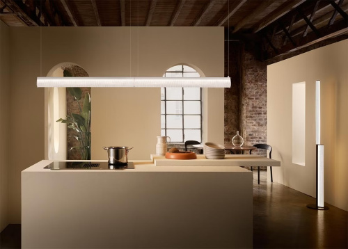 Торшер Modula Twisted light grey/plisse фото 3