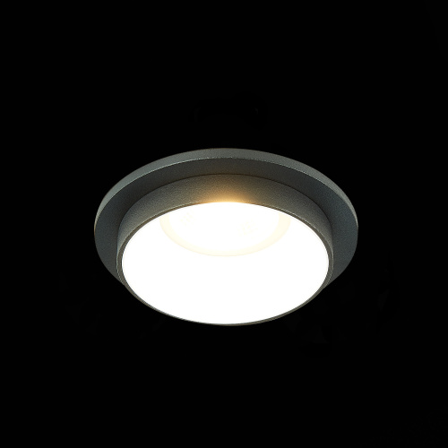 ST206.428.01 Св-к встр. Черный GU10 1*50W  IP20 D92xH38 220V Без ламп Встраиваемые светильники фото 5
