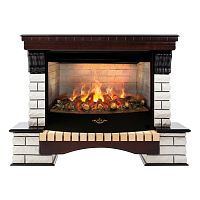 Каминокомплект COUNTRY/БРУКЛИН Античный дуб с очагом Электроочаг FIRESTAR/ФАЕРСТАР 33