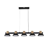 Подвесная светодиодная люстра Indigo Traforo 11059/5PL Black V000184L