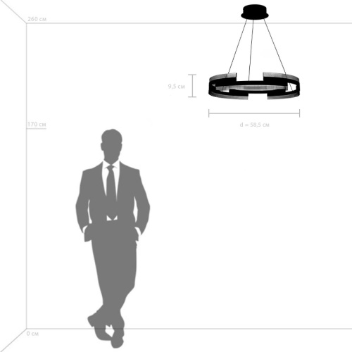 Подвесная светодиодная люстра Lightstar Rotonda 736323 фото 7