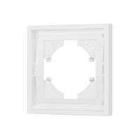 Рамка пластиковая FRM-TENDO-PL-1-WH Arlight 053835