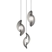 Подвесной светильник MD24030035-3A black/smoky