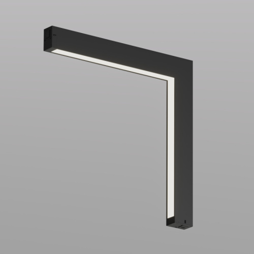 DK8015-BK Угловой трековый светильник SMART LINEAR со светодиодом, L312*312, 220V, 18W, 3000-6000К, IP20, черный, алюминий фото 6