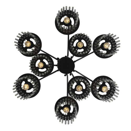 SL6145.403.09 Светильник подвесной ST-Luce черный/прозрачный E14 9*40W TASSE фото 2