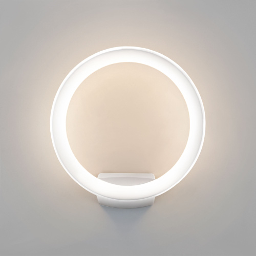 Уличный настенный светодиодный светильник Ring IP54 1710 TECHNO LED белый фото 2