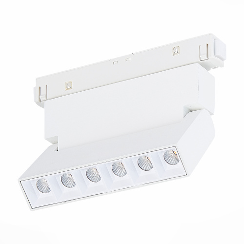 ST364.536.06 Магнитный трековый светильник белый LED 1*6W 3000K 532Lm Ra>80 36° IP20 L120xW22xH108 4 SKYLINE 48 фото 2