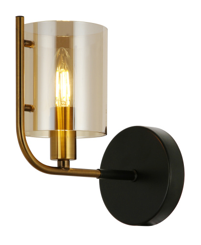 Настенный светильник Escada 671/1A E14*40W Black/Gold Настенный светильник Escada 671/1A E14*40W Black/Gold
