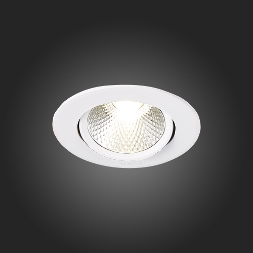 ST211.548.06.24 Св-к встр. Белый LED 1*6W 4000K 480Lm Ra80 24° IP20 D86xH50 220-240V Встраиваемые светильники фото 9
