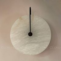 Бра Cloyd AXIOM-B W1 / Ø30 см - алебастр - черный (арт.20334)