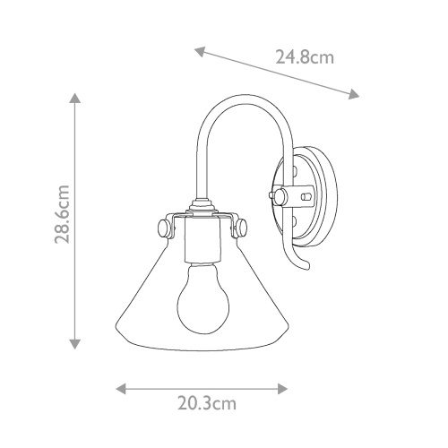 Бра Hinkely Lighting, Арт. HK-CONGRESS1-A-BC фото 2