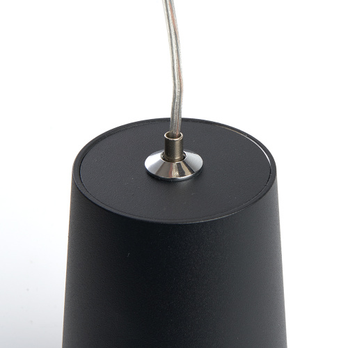 Светильник потолочный Feron ML1858 Barrel BELL levitation на подвесе1,7 м ,MR16 35W 230V, черный фото 7