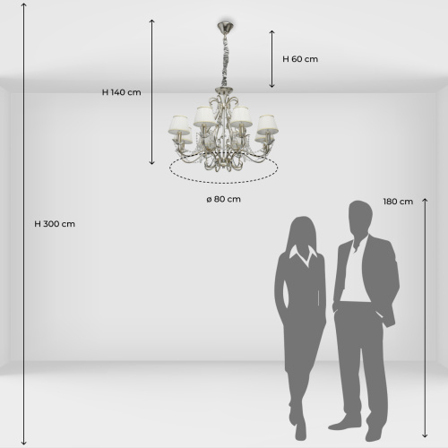 Люстра подвесная Chiaro Валенсия 299011608 фото 7