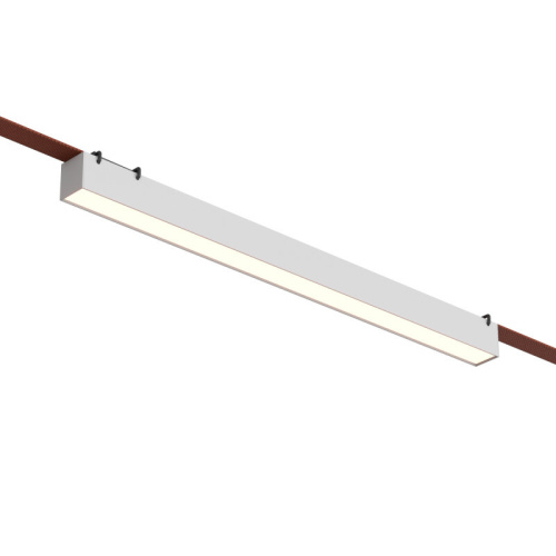 DK5676-WH Cветильник для трека-ремня Belty Smart, серия Linear, со светодиодом, L642*W40*H45мм, 48V DC, 24W, RA90, 120°, 2700-6000K, IP20, белый, алюминий фото 2