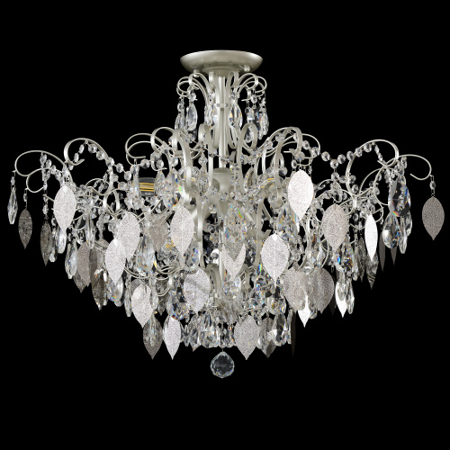 Светильник потолочный Crystal Lux ESMIRALDA PL9 SILVER фото 2