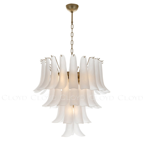 Люстра Cloyd AZORES-A C10 / Ø65 см - латунь светл. - белое матовое стекло (арт.11651) фото 2