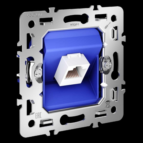 Механизм розетки компьютерной RJ45 кат.6 S70 Voltum VLS0601M