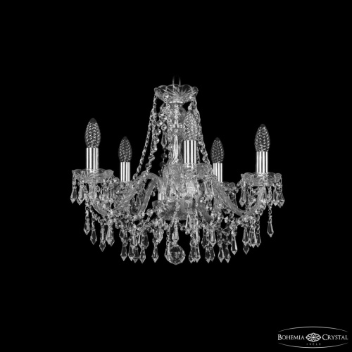 Люстра хрустальная 1403/5/160 Ni Bohemia Ivele Crystal (Богемия Ивеле Кристалл)
