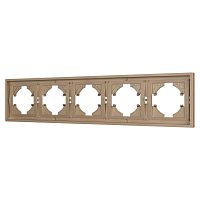 Рамка пластиковая FRM-TENDO-PL-5-GD Arlight 053854