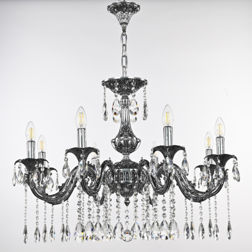 Люстра с хрустальными подвесками AL79101/8/250 A NB Bohemia Ivele Crystal (Богемия Ивеле Кристалл) фото 4