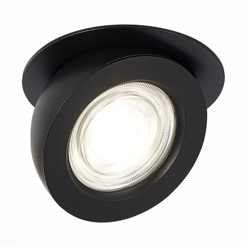 ST654.438.10 Св-к встр. Черный LED 1*10W 3000K 850Lm Ra>90 38° IP20 D109xH60 180-240V Встраиваемые светильники фото 4