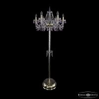 Торшер с хрустальными подвесками 1410T2/6/195-160 G V7010 Bohemia Ivele Crystal (Богемия Ивеле Кристалл)