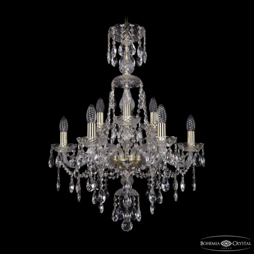 Люстра хрустальная 1415/6+3/200/XL-77 G Люстра хрустальная 1415/6+3/200/XL-77 G