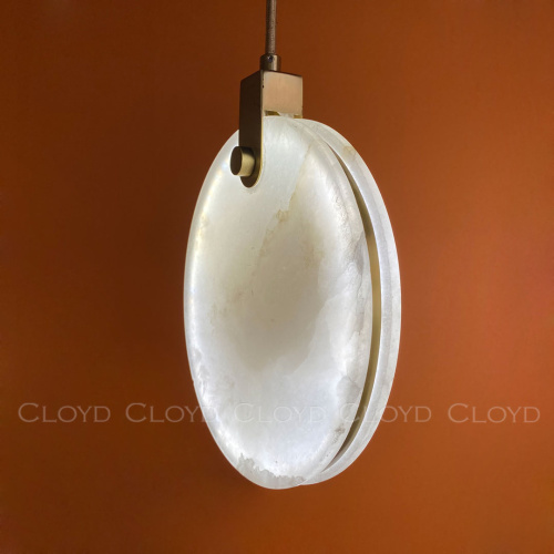 Подвесной светильник Cloyd BOSFOR-A P1 / Ø30 см - алебастр - латунь (арт.11165) фото 2