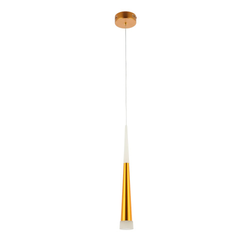 SLE200103-01 Светильник подвесной Золотистый/Золотистый, Белый LED 1*7W 3000K ORPELO фото 5