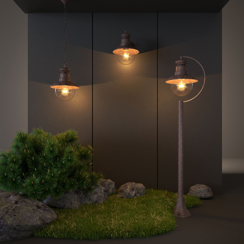 Уличный настенный светильник Talli D IP44 GL 3002D брауни фото 3