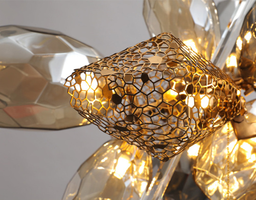 Люстра 8898P/BL gold/smoky фото 8 Люстра 8898P/BL gold/smoky фото 8