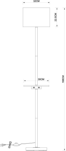 Торшер Arte Lamp Combo A4056PN-1WH фото 5 Торшер Arte Lamp Combo A4056PN-1WH фото 5