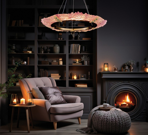 Люстра подвесная Sauvage FL1096-5PP фото 5