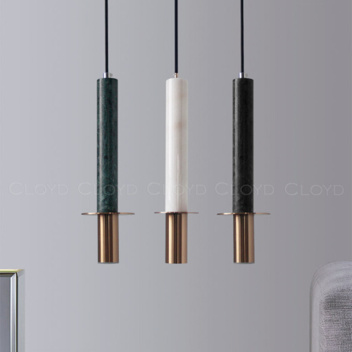 Подвесной светильник Cloyd CLARNET-A P1 / выс. 36 см - зелен.мрамор (арт.10932) фото 4