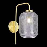 SL1154.321.01 Бра ST-Luce Латунь/Дымчатый E27 1*60W GRAN