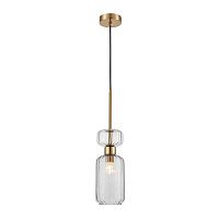 Подвесной светильник Escada 1141/1S E14*60W Antigue copper/Smoke